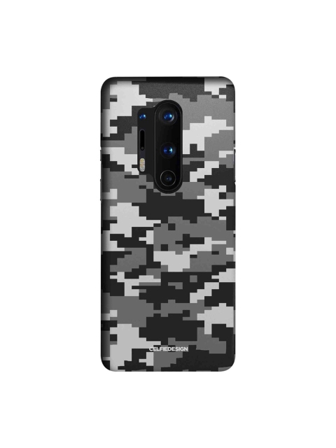 

CelfieDesign Black & Grey Camo Pixel Slim Back Case for One Plus 8 Pro