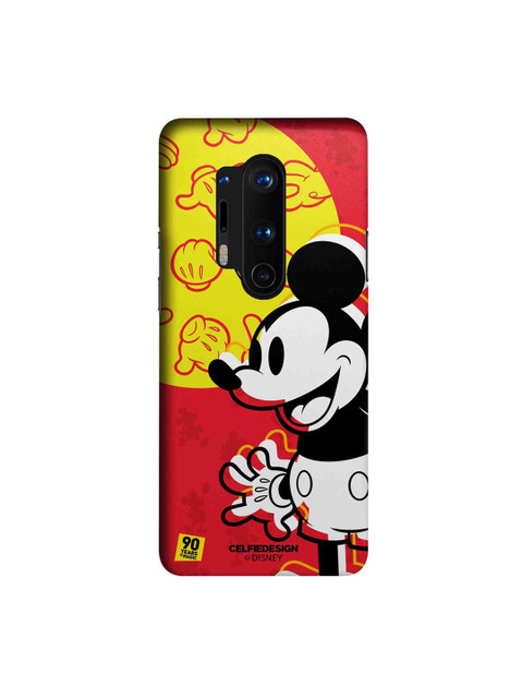 

CelfieDesign Red & Yellow Mickey Mouse Slim Back Case for OnePlus 8 Pro