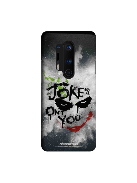 

CelfieDesign Grey & Black The Jokes on you Slim Case for OnePlus 8 Pro