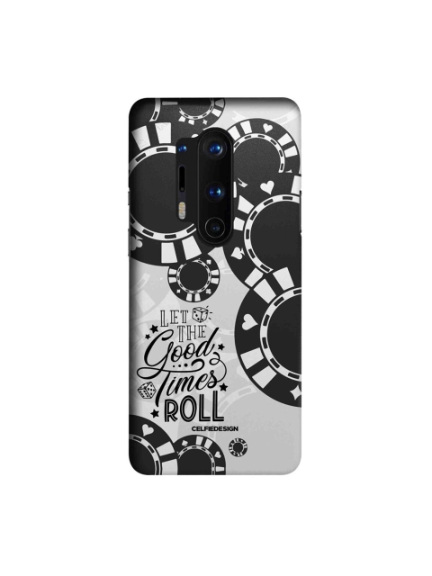 

CelfieDesign Grey & Black Let The Good Times Roll Slim Case for OnePlus 8 Pro