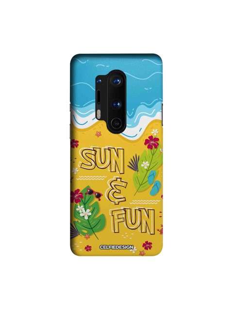 

CelfieDesign Yellow & Blue Sun And Fun Slim Case for OnePlus 8 Pro