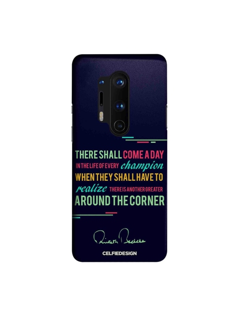 

CelfieDesign Navy Blue Champion AB Quotes Slim Case for OnePlus 8 Pro