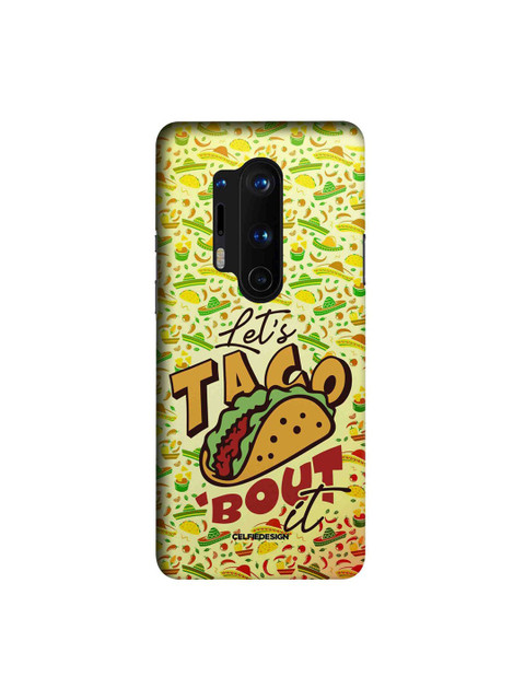 

CelfieDesign Yellow Lets Taco Bout It Slim Case for OnePlus 8 Pro