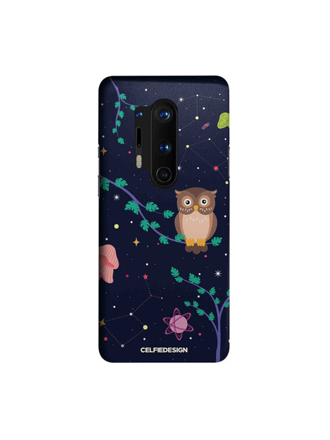 

CelfieDesign Navy Blue Space Owl Slim Case for OnePlus 8 Pro