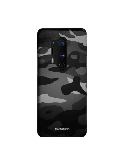 

CelfieDesign Black & Grey Camo Gunmetal Slim Case for OnePlus 8 Pro
