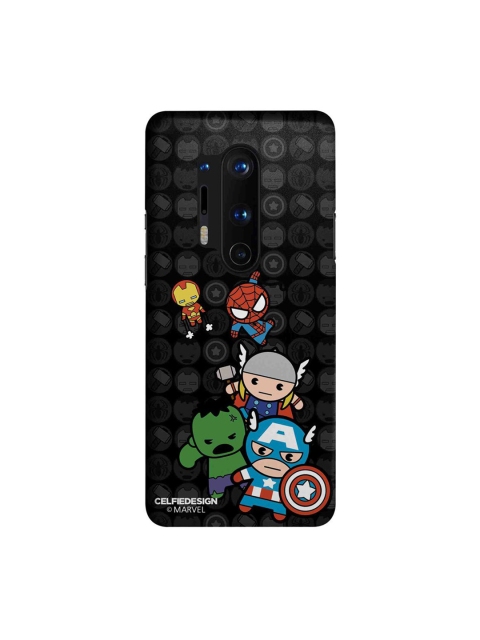 

CelfieDesign Black & Grey Kawaii Art Marvel Comics Printed OnePlus 8 Pro Slim Back Case