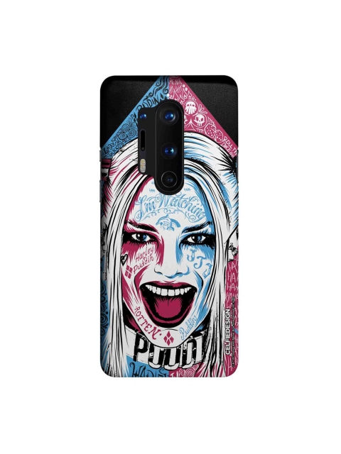 

CelfieDesign White & Pink Wicked Harley Quinn OnePlus 8 Pro Slim Back Case