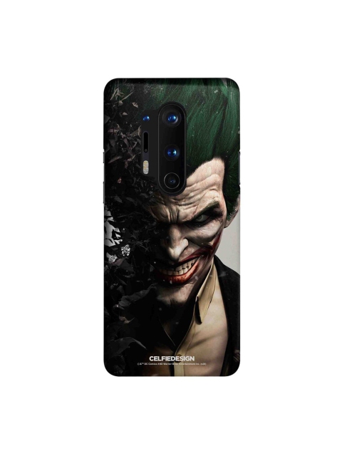 

CelfieDesign Multi-Coloured Joker Withers Printed OnePlus 8 Pro Slim Back Case, Black