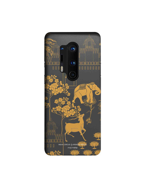 

CelfieDesign Grey & Orange Regal Spectacle OnePlus 8 Pro Slim Back Case