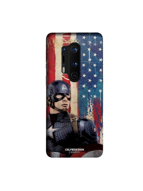 

CelfieDesign Blue & Red American Captain Printed OnePlus 8 Pro Slim Back Case