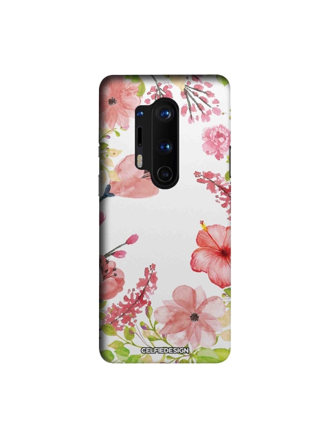 

CelfieDesign White & Pink Aquarelle Gardens OnePlus 8 Pro Back Case