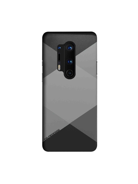 

CelfieDesign Grey Criss Cross OnePlus 8 Pro Slim Back Case