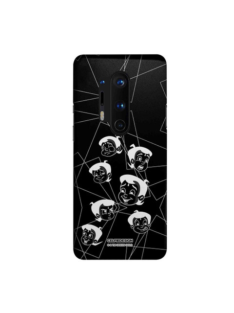 

CelfieDesign Black & White Moods Of Bheem Plastic OnePlus 8 Pro Slim Back Case