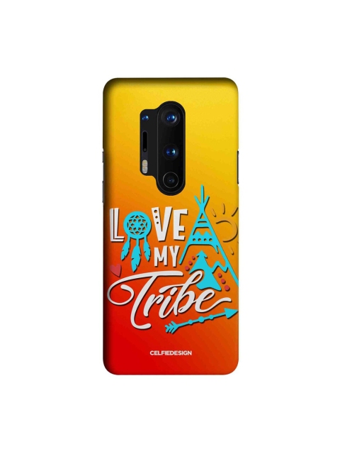

CelfieDesign Yellow & Orange Love My Tribe Printed OnePlus 8 Pro Slim Back Case