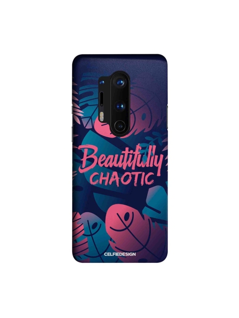 

CelfieDesign Blue & Pink Beautifully Chaotic Plastic OnePlus 8 Pro Slim Back Case