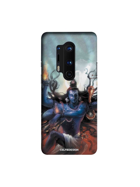 

CelfieDesign Blue & White Nataraj Printed OnePlus 8 Pro Slim Back Case