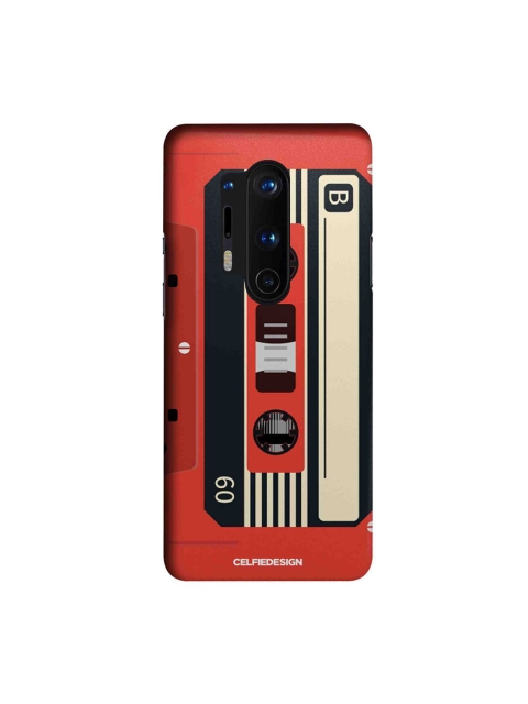 

CelfieDesign Black & Red Casette OnePlus 8 Pro Slim Back Case
