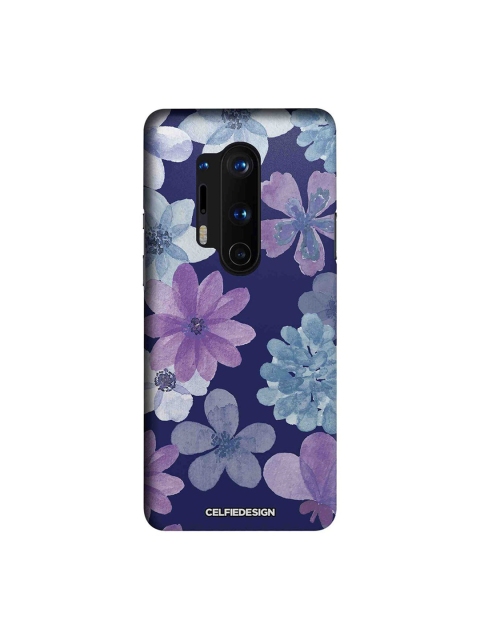

CelfieDesign Purple & White Iris OnePlus 8 Pro Slim Back Case