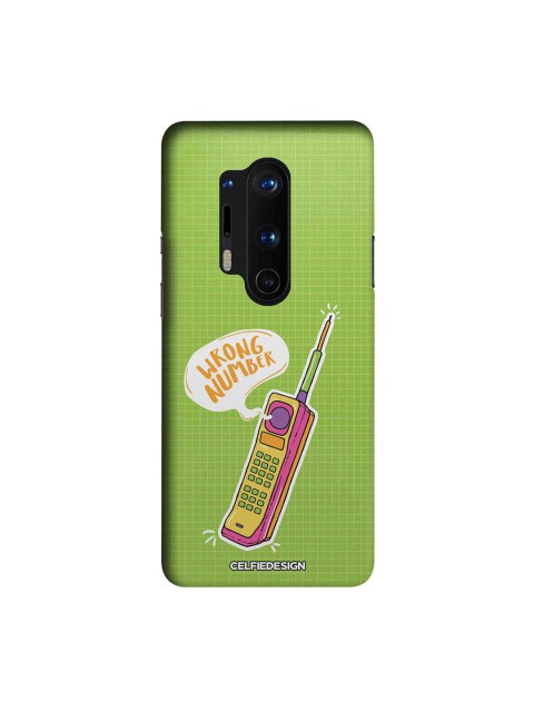 

CelfieDesign Green & Muli Wrong Number OnePlus 8 Pro Slim Back Case