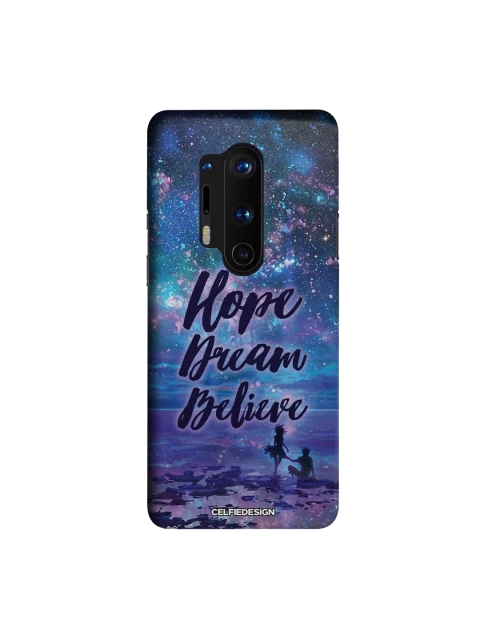 

CelfieDesign Blue & Black Hope Dream Believe OnePlus 8 Pro Slim Back Case