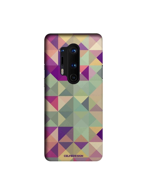 

CelfieDesign Purple & Green Kaleidoscope OnePlus 8 Pro Slim Back Case