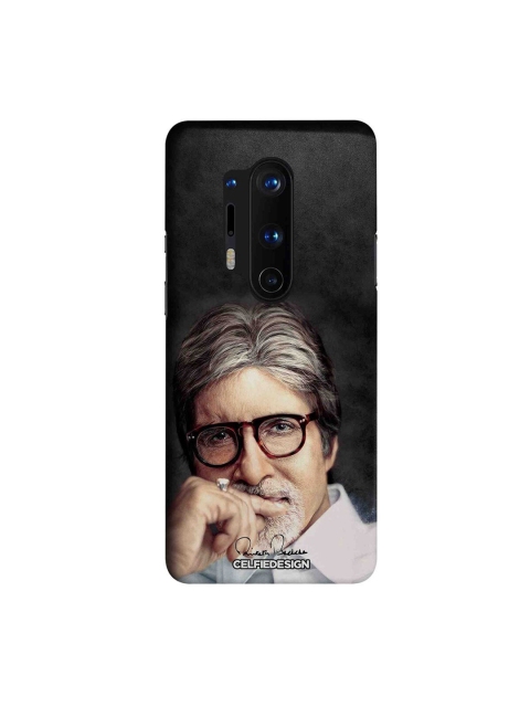 

CelfieDesign Black & Beige BigB OnePlus 8 Pro Slim Back Case