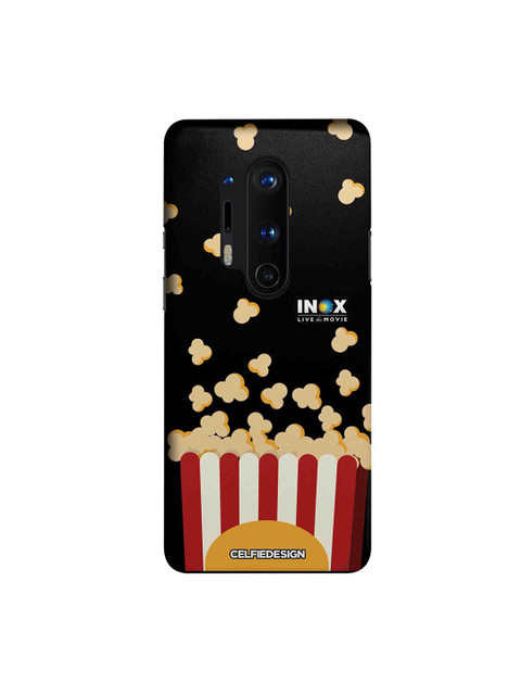 

CelfieDesign Black & Red Popcorn OnePlus 8 Pro Slim Back Case