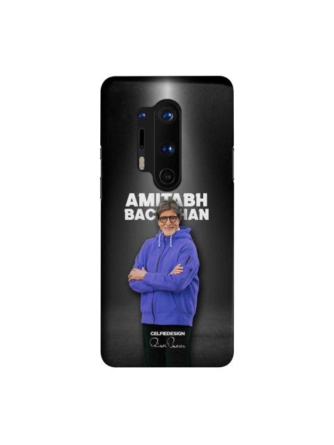 

CelfieDesign Black & Blue Amitabh Bachchan OnePlus 8 Pro Slim Back Case