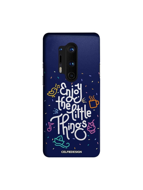 

CelfieDesign Blue & White Typography OnePlus 8 Pro Slim Back Case