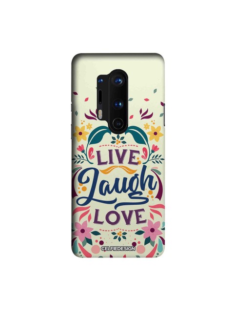 

CelfieDesign White & Green Live Laugh Love OnePlus 8 Pro Slim Back Case