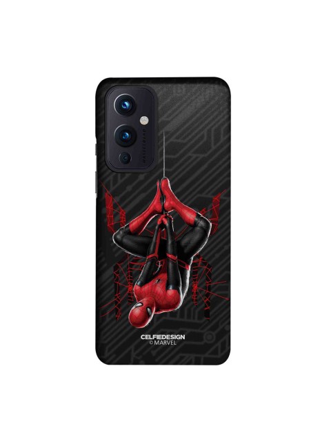 

CelfieDesign Black & Red Spiderman Tingle Printed OnePlus 9 Slim Back Case