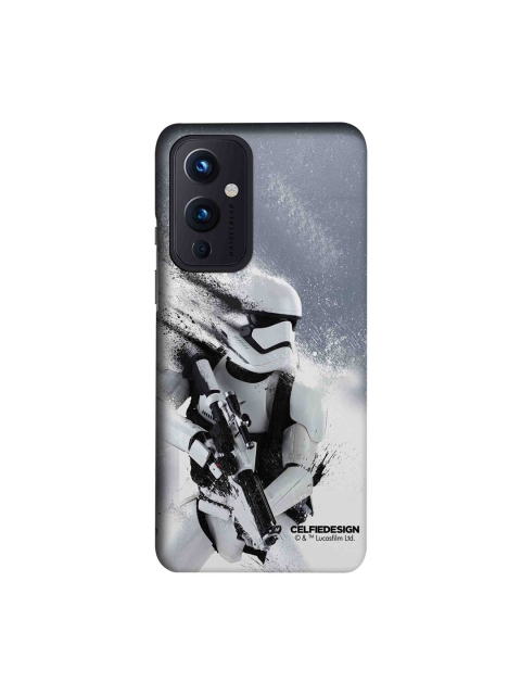 

CelfieDesign Grey & White Trooper Storm OnePlus 9 Slim Back Case