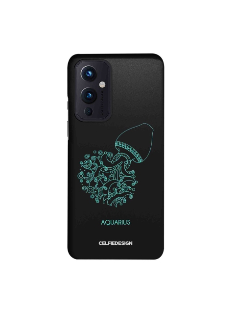

CelfieDesign Black & Green Aquarius Printed OnePlus 9 Slim Back Case
