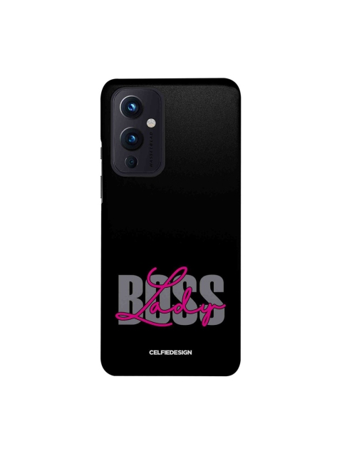 

CelfieDesign Black & Grey Boss Lady Bold OnePlus 9 Slim Back Case