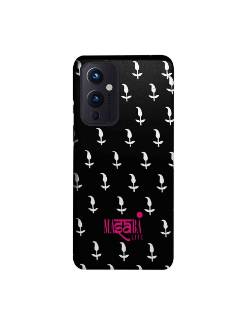 

CelfieDesign Black & White Masaba Leaf Motif OnePlus 9 Slim Back Case