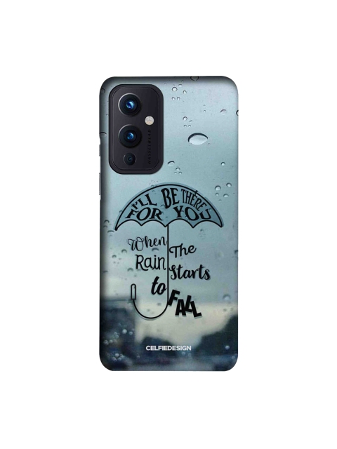 

CelfieDesign Blue & Black Be There for You Printed OnePlus 9 Slim Back Case