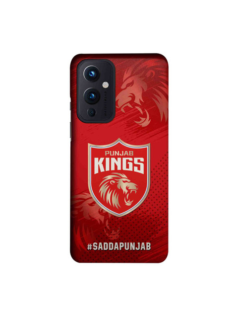 

CelfieDesign Red & White Punjab Kings Crest Oneplus 9 Slim Back Case