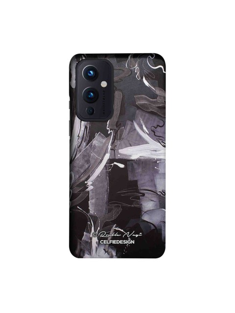 

CelfieDesign Black & Grey Flashback Oneplus 9 Slim Back Case