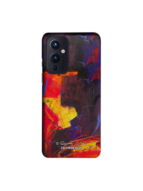 

CelfieDesign Blue & yellow Moksha OnePlus 9 Back Case