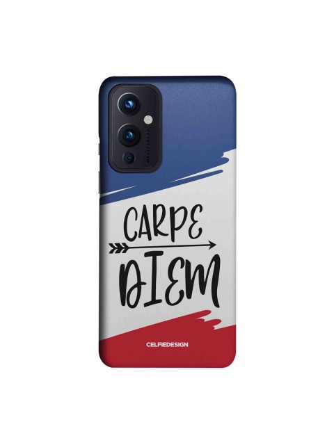 

CelfieDesign Blue & White Carpe Diem OnePlus 9 Slim Back Case
