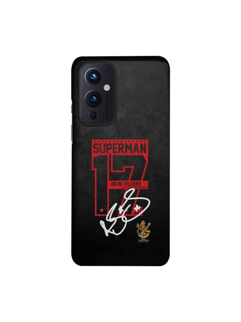 

CelfieDesign Black & Red Autograph ABD Plastic OnePlus 9 Slim Back Case
