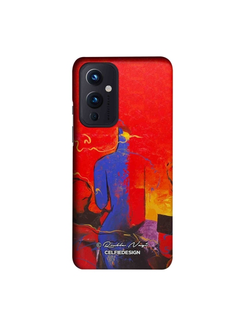 

CelfieDesign Red & Blue Abstract Printed OnePlus 9 Slim Back Case