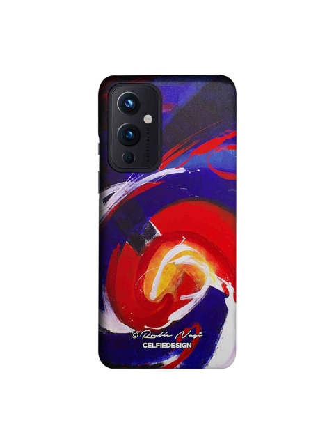 

CelfieDesign Multi-Coloured Waves Printed OnePlus 9 Slim Back Case