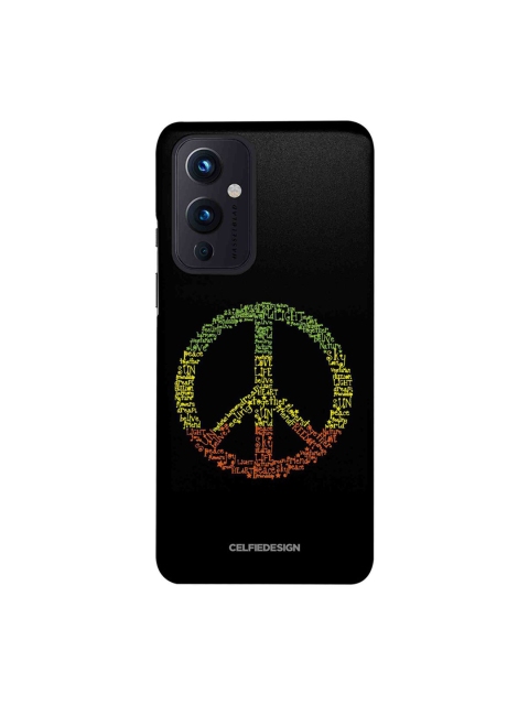 

CelfieDesign Black Symbol of Peace OnePlus 9 Back Case