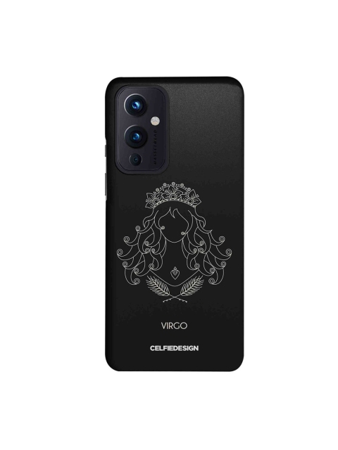 

CelfieDesign Black & White Virgo OnePlus 9 Slim Back Case