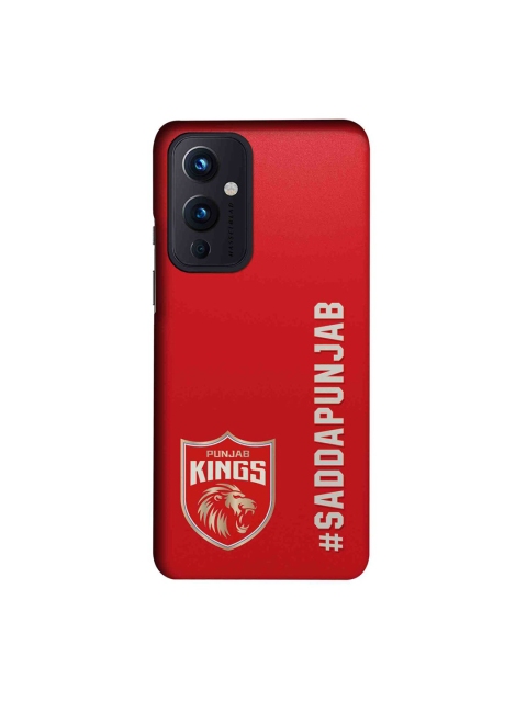 

CelfieDesign Red & White Sadda Punjab Kings Printed OnePlus 9 Slim Back Case
