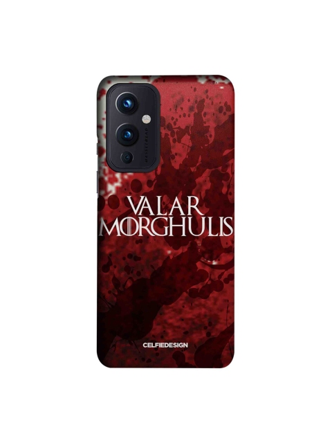 

CelfieDesign Red & White Valar Morghulis OnePlus 9 Slim Back Case