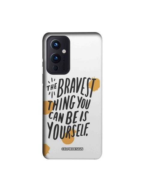 

CelfieDesign White & Black Being Yourself Oneplus 9 Slim Back Case