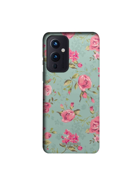 

CelfieDesign Blue & Pink Flowers OnePlus 9 Slim Back Case