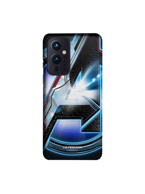 

CelfieDesign Black & Blue Endgame Logo Printed OnePlus 9 Slim Back Case